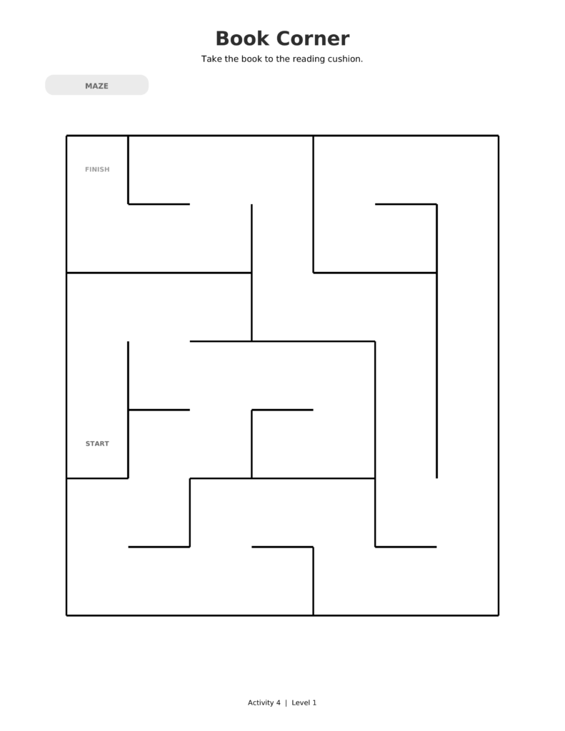 Eid Party Quiet Corner Ideas.