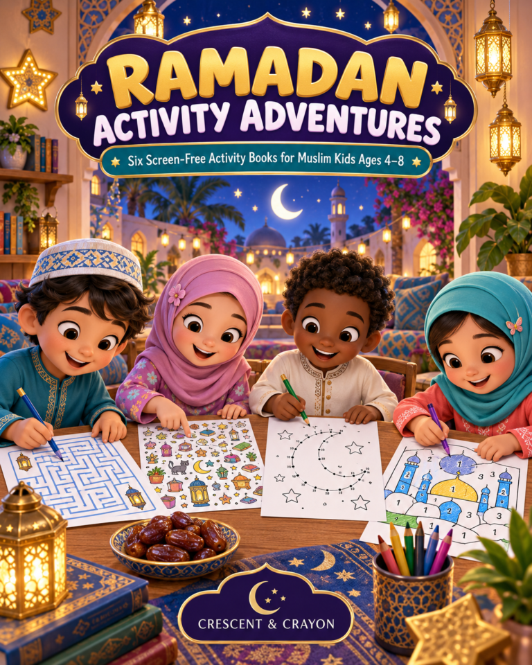 A Gift to Share, a printable Ramadan dot-to-dot activity worksheet for kids.
