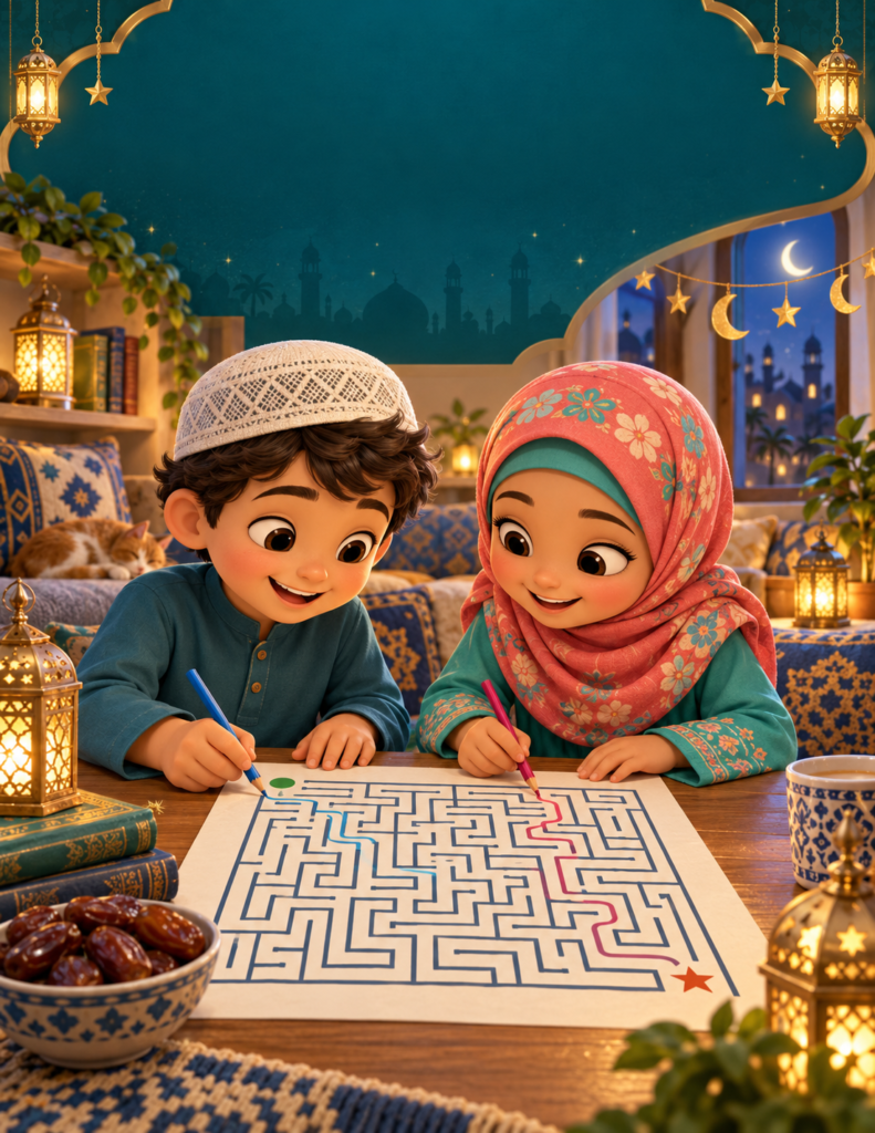 Problem Solving Activities for a Screen-Free Ramadan.